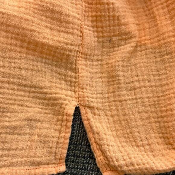 Show Me Your Mumu Johns Button Down Shirt in Orange Womens Size XS Guazy - Picture 13 of 14